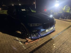 The driver was found speeding at over 100mph on the M6