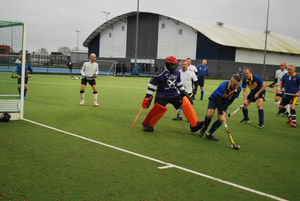 Stourport turns towards goal.