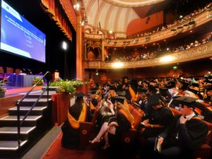 Supporting image for story: Students enjoy their big day in stage as university honours them at graduation 