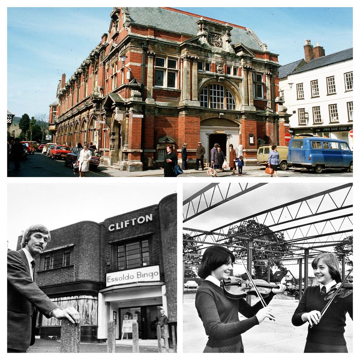 Ludlow retro: 31 pictures across the historic south Shropshire town - from high street elephants to lost buildings