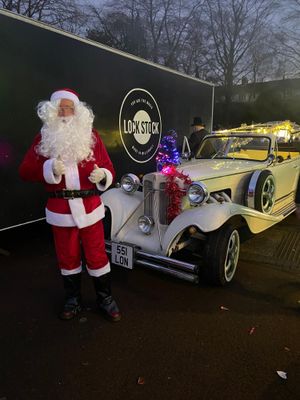 Santa at the festival