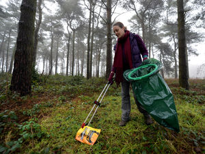 Supporting image for story: Litter pick is carried out on Chase to show community cares