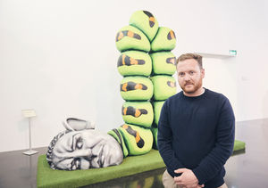 Alfie with his caterpillar