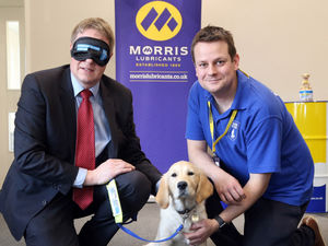 Supporting image for story: Shrewsbury firm's top boss to climb Snowdon blindfolded for Guide Dogs for the Blind
