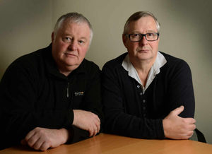 Mark Shelton and Andrew Wood, alleged victims of historical sex abuse at Tettenhall College