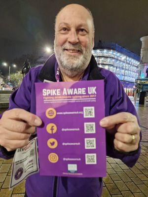 Colin Mackie said the work of Spike Aware UK was about making sure no one went through what he and his wife had gone through