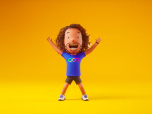 Supporting image for story: Animation of Joe Wicks launched to help children keep fit