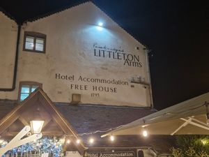 The pub is a welcoming sight to anyone heading into Penkridge