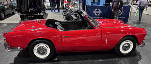 The gleaming Shropshire Spitfire at the Practical Classics Restoration Show.