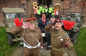 Shrewsbury Abbey's VE Day event will include a display of military vehicles.