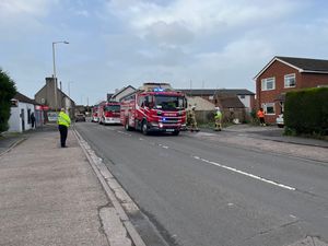 A number of emergency services were called to the scene.