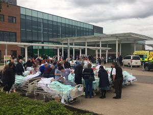 Supporting image for story: Fire at Stoke hospital closes Staffordshire's only 24/7 A&E