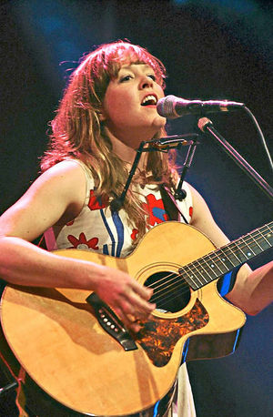 Emily Barker performs with Red Clay Halo at Shrewsbury Folk Festival