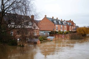 Shrewsbury flooding at St Julian's Friars / Greyfriars Bridge