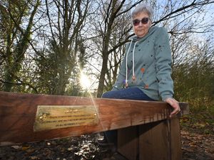 Supporting image for story: 'He would do anything for anyone': Bench unveiled in tribute to Telford Town Park volunteer who died aged just 40
