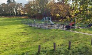 The playground by Round Hill Green in Shrewsbury. Picture: Google