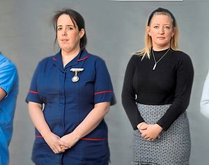 Portrait shots of front line staff at Royal Shrewsbury Hospital, who are all working tirelessly to help save lives during the coronavirus pandemic