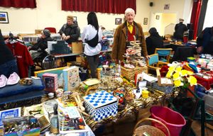 This is Geoff, another of our regulars. Sadly though, Geoff suffered a nasty fall recently so won't be with us this month. He is, however, hoping to return in April. We all wish him a speedy recovery....!