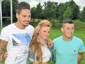 Supporting image for story: Towie stars at Wednesbury music festival