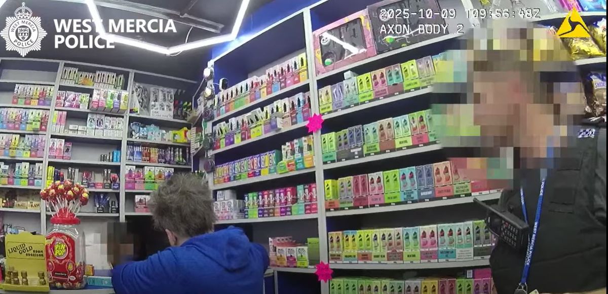 Hidden compartments and inside walls: Barbers, vape shops, and themed candy stores raided with &pound;250k frozen by West Mercia Police