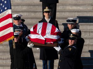 Supporting image for story: Jimmy Carter honoured at Washington funeral before Georgia hometown burial