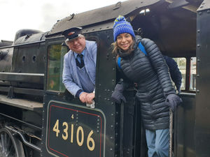 Supporting image for story: Coronation Street star visits Bridgnorth's Severn Valley Railway for BBC pilot