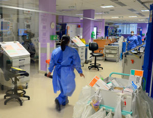 Inside the intensive care unit at New Cross Hospital
