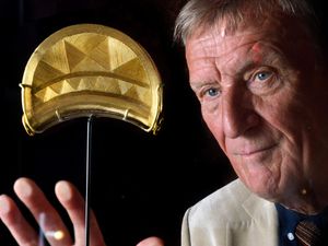 Supporting image for story: 'My eyes nearly popped out of my head': Detectorist finds £250,000 pendant in Shropshire