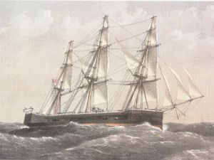 Supporting image for story: Restored flag from ship that sank more than 150 years ago set to be unveiled by University of Wolverhampton