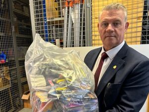 Supporting image for story: 12 major seizures of fake and illegal goods across Staffordshire in 2025 crackdown - including vapes, Labubu dolls and cigarettes