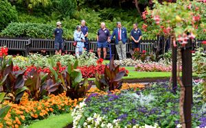 Judges for the Heart of England in Bloom competition visited The Dingle in Shrewsbury 