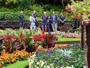 Supporting image for story: Shropshire's 'town of flowers' seeks to defend Heart of England in Bloom crown as judges welcomed to region