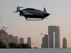 Supporting image for story: Chinese firm tests electric flying taxi in Dubai