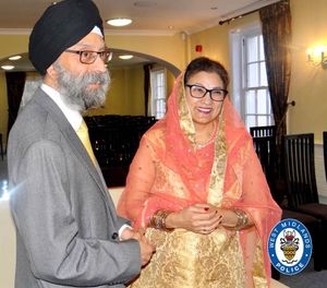 Jasbir Kaur and her husband Rupinder Singh Bassan. Photo: West Midlands 