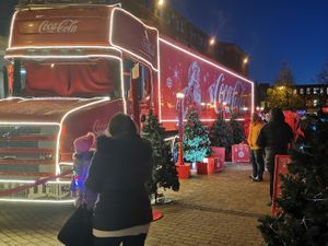 Supporting image for story: The holidays are truly coming as Coca-Cola truck arrives in Wolverhampton
