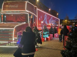 Supporting image for story: The holidays are truly coming as Coca-Cola truck arrives in Wolverhampton