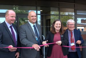 MP for Shrewsbury Julia Buckley opens the new STEM building at Shrewsbury Academy.
