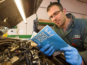 Supporting image for story: From pistons to pews . . . Shropshire garage turns into a church