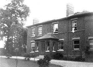 Plas Wilmot, Oswestry, the birthplace of the war poet