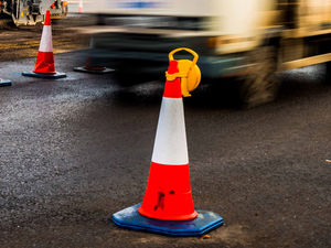 Supporting image for story: Lorries ‘ignoring’ diversion signs at major roadworks near Oswestry 