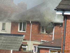 Supporting image for story: Blaze at Brownhills home sparked by fairy lights
