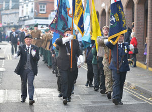 Market Drayton's Remembrance Sunday Parade