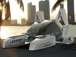 Supporting image for story: Hoversurf, the company behind the world’s first hoverbike, unveils plans for flying five-seater taxi