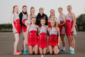 Colette Thomson, assistant coach for England, with the Linden team