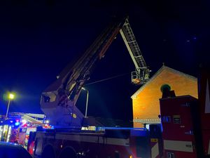 Firefighters at the scene in Whitchurch. Photo: @SFRS_MDrayton