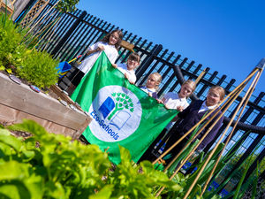 Supporting image for story: Dudley school celebrates Green Flag award