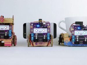 Supporting image for story: You can now build your very own AI-enabled paper robot to follow you around