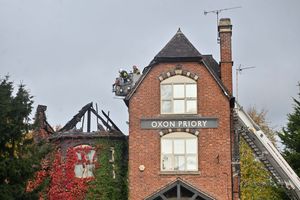 Multiple fire crews were called to The Ozon Priory in Shrewsbury after a major fire