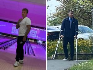 Harry Chapman (L) before he was killed, and Scott Gorey (R) arriving at court.