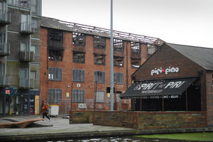 The arson hit derelict building, William House, Walsall